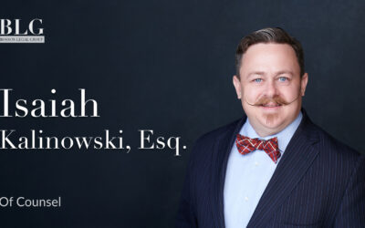 Bosson Legal Group Welcomes New Attorney Isaiah Kalinowski