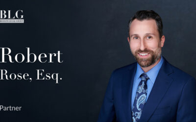 Bosson Legal Group Names Robert G. Rose as New Partner